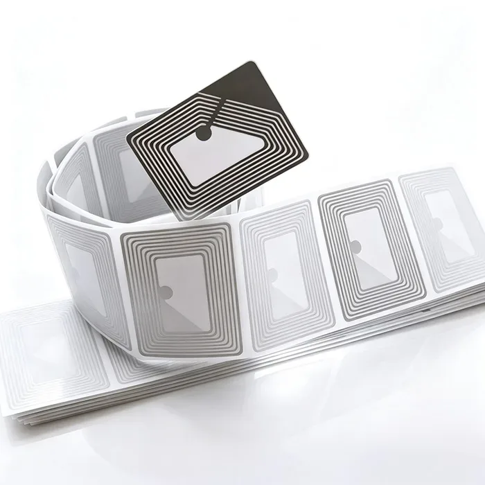 30*40mm EAS Security Sticker RF Soft label with 8.2mhz Frequency Blank Barcode Soft Label For Retail Store