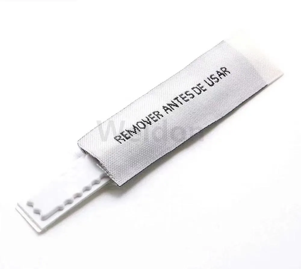 DR Anti-theft Soft EAS Garment Woven Label Clothing AM Sewn-in Tag Retail Magnetic Security Woven Labels - Image 1