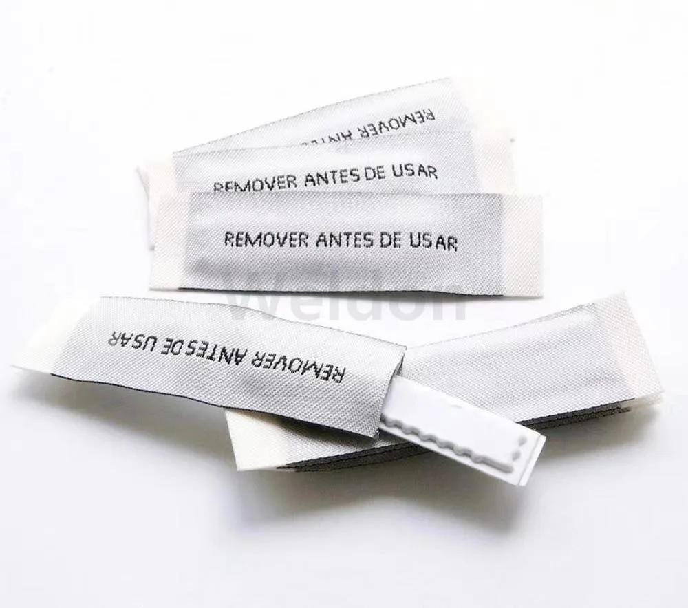 DR Anti-theft Soft EAS Garment Woven Label Clothing AM Sewn-in Tag Retail Magnetic Security Woven Labels - Image 2
