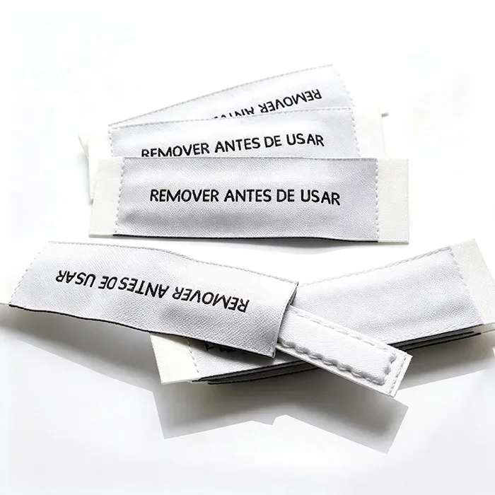 DR Anti-theft Soft EAS Garment Woven Label Clothing AM Sewn-in Tag Retail Magnetic Security Woven Labels