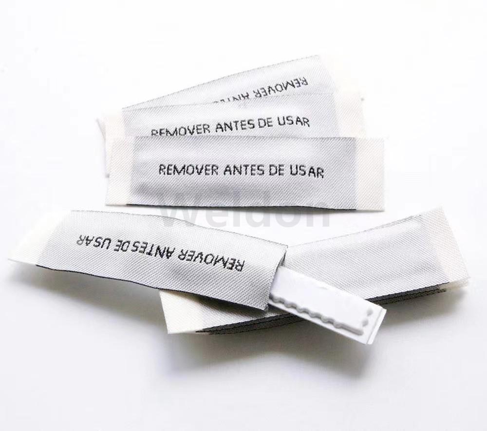 DR Anti-theft Soft EAS Garment Woven Label Clothing AM Sewn-in Tag Retail Magnetic Security Woven Labels - Image 2