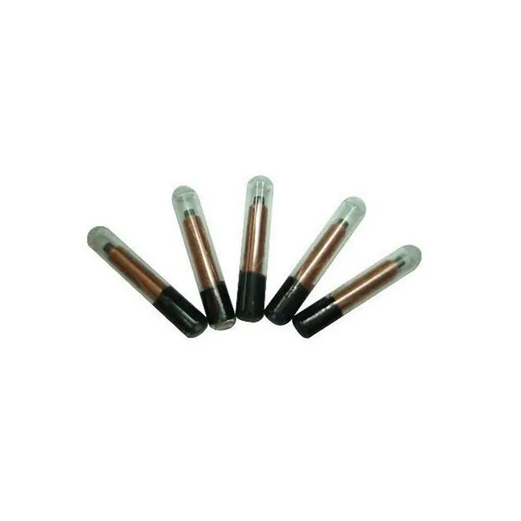 13.56Mhz NFC 216 Chip For Animal Pet ID Glass Tag Tracking Microchip Tag Implantable Glass Tags