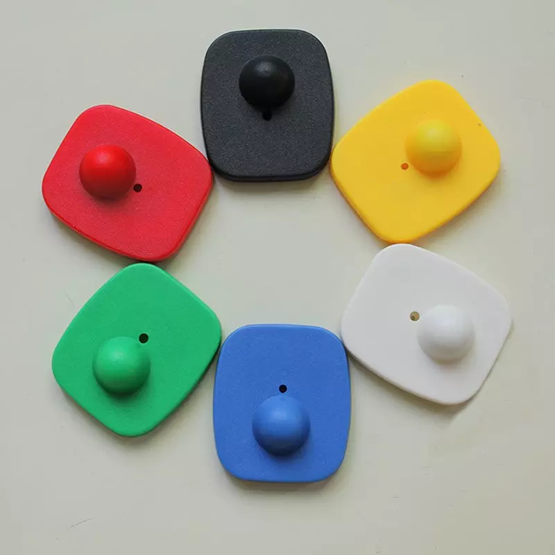 Anti-theft Alarm EAS RF System 8.2 MHz Clothing Security Mini Square Tags