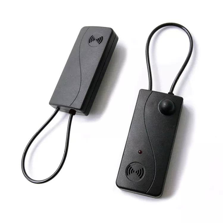 8.2Mhz Clothing Bag Shoes Luggage Woven Anti-theft EAS Self Alarming Hard Security Tag with Wire Rope - Image 3