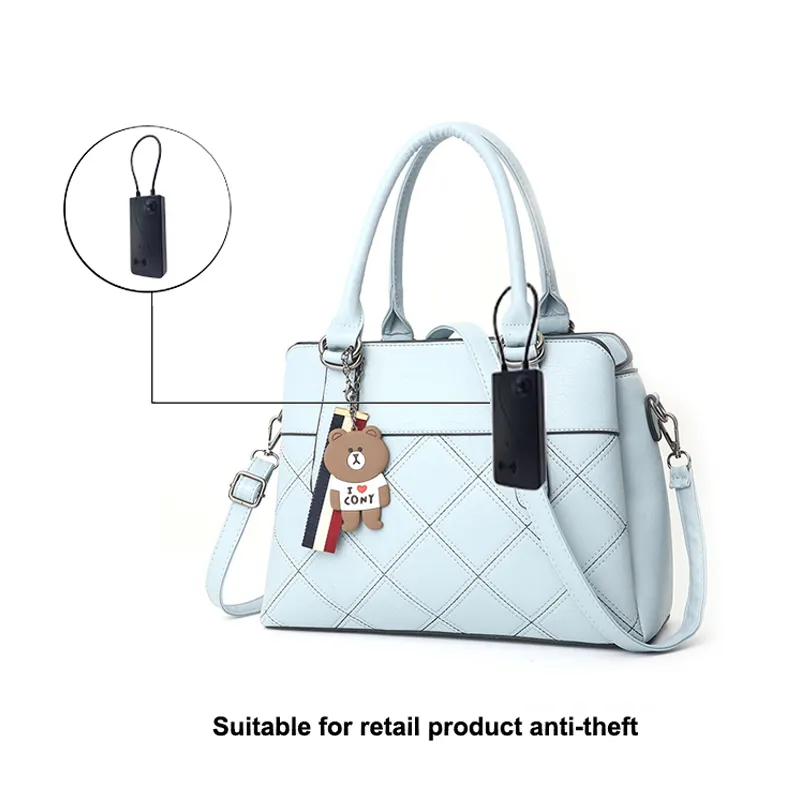 8.2Mhz Clothing Bag Shoes Luggage Woven Anti-theft EAS Self Alarming Hard Security Tag with Wire Rope - Image 4