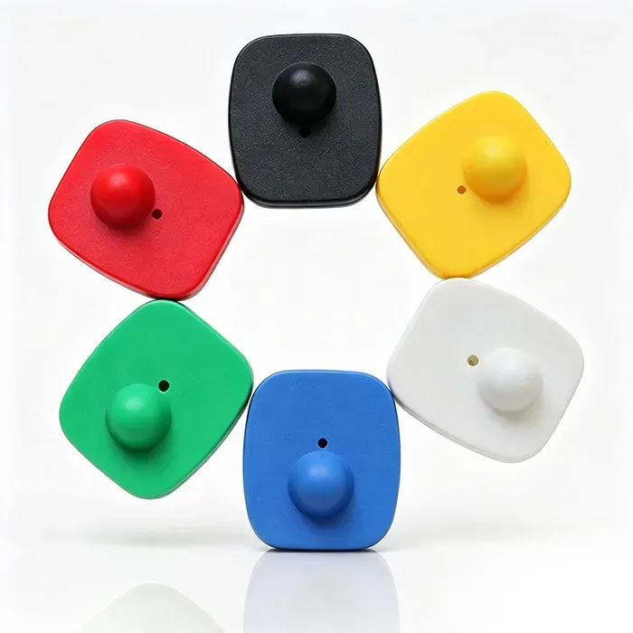 42*48mm Mini Square Tag RF 8.2MHz EAS Security Hard Tag Sensor For Clothes Alarm Sensor Tag System
