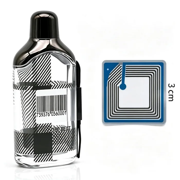 RF Magnetic Security EAS labels anti-theft alarm Soft tag Custom Designed Fashion Label