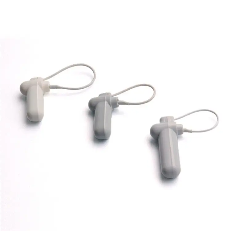  Security Garment Hanging Tags Small Triangle Hard Tag With Wire EAS Small Triangle Hard Tag With Lanyard