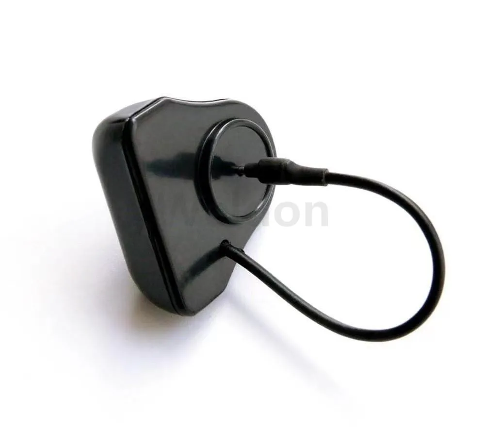 Small triangle shaped wallet anti-theft alarm rf remove security tag with lanyard for clothing store - Image 1