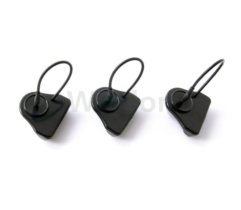 Small triangle shaped wallet anti-theft alarm rf remove security tag with lanyard for clothing store - Image 3