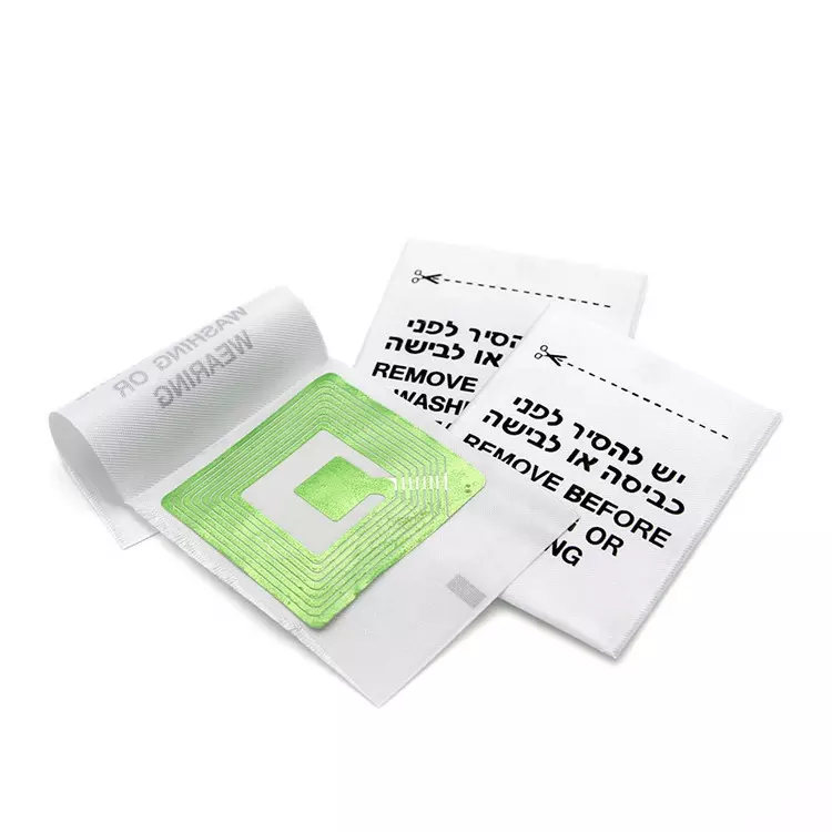 White Customizable 8.2Mhz Woven For Clothing Towel Bedding Anti-Theft Am Eas Label - Image 1