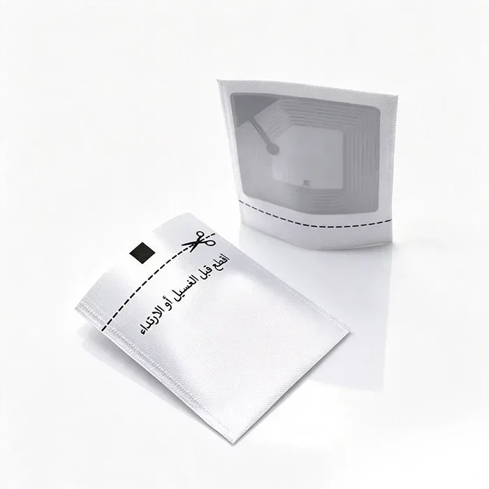 Woven Security Anti-Theft Tag 8.2Mhz Alarm For Sewing On Clothing Rf Eas Soft Label