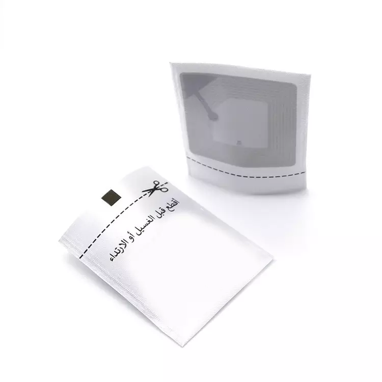 Woven Security Anti-Theft Tag 8.2Mhz Alarm For Sewing On Clothing Rf Eas Soft Label