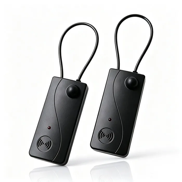 8.2Mhz Clothing Bag Shoes Luggage Woven Anti-theft EAS Self Alarming Hard Security Tag with Wire Rope - Image 5
